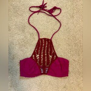 Acacia crochet bikini top